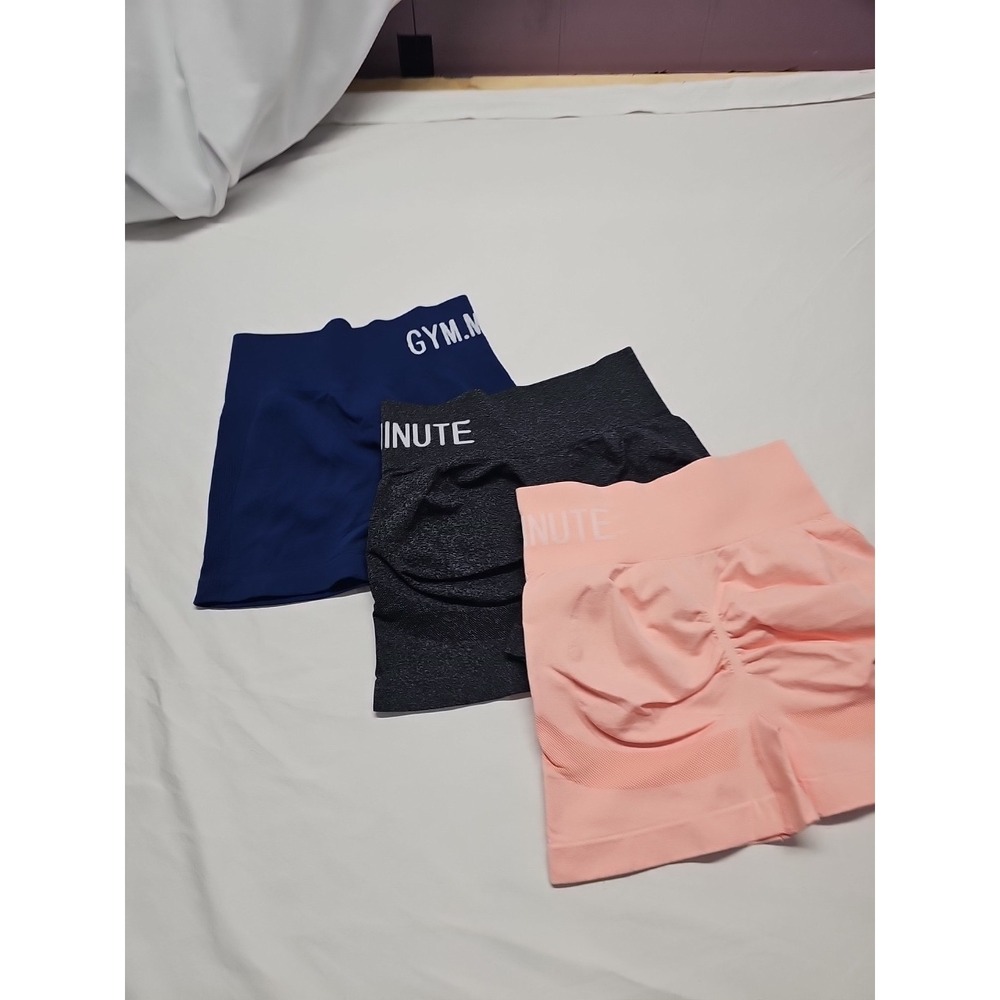 Women’s Athletic Shorts - Navy, Charcoal, and Pink